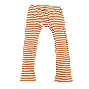 Kate Quinn Organic Orange Striped Leggings